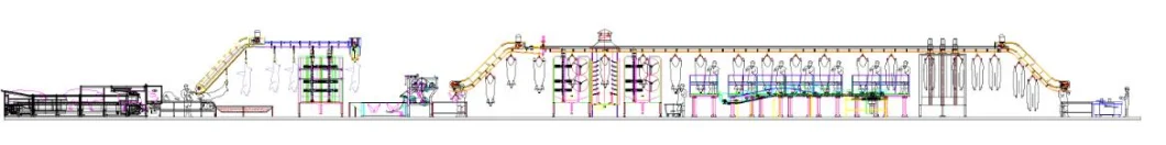 50-300 Pigs Agricultural Slaughtering Machine Pork Carcass Killing Dehairing Machine Meat Processing Machine for Slaughtering Machine