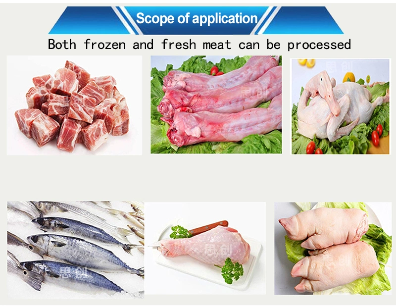 Factory Directly Supplying Chicken Cutting Machine Fresh Meat Cutter Pork Meat Dicer Cutting Machine