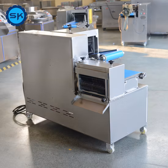 チキンスライサー 1 時間あたり 500kg 新鮮な肉の産業鶏レバーのさいの目に切る機械